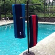 Outdoor Spa and Pool Towel Rack | Outdoor Hot Tub Towel Rack