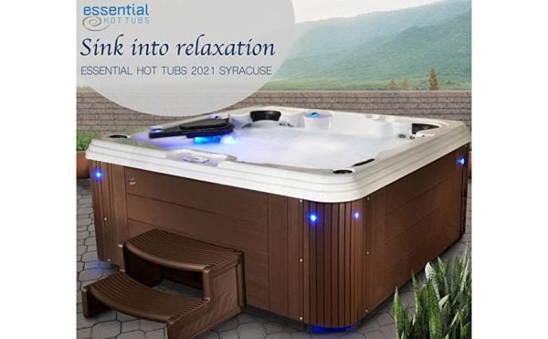 Essential Hot Tubs 67-jets 2021 Syracuse Espresso Hot Tub