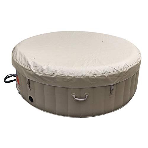 ALEKO Round Inflatable Jetted 6 Person Hot Tub Spa - Hot Tubs Depot