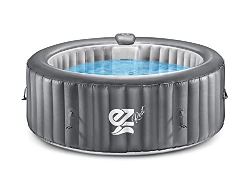 Serenelife Hot Tub Person Round Inflatable Heated Pool Spa Hot Tubs Depot